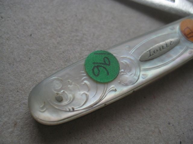 Victorian Mother of Pearl Hafted Silver Bladed Folding Fruit Knife - 3