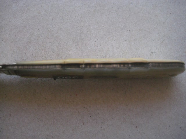 Victorian Mother of Pearl Hafted Silver Bladed Folding Fruit Knife - 7