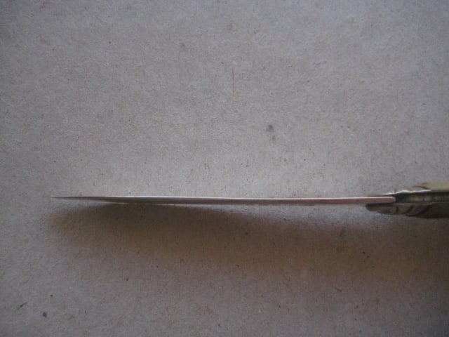 Victorian Mother of Pearl Hafted Silver Bladed Folding Fruit Knife - 8