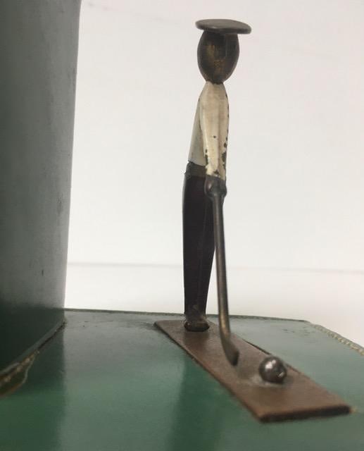 Hagenauer Art Deco Style ‘Golfer’ Bronze and Chrome, Circa 1940s - 8