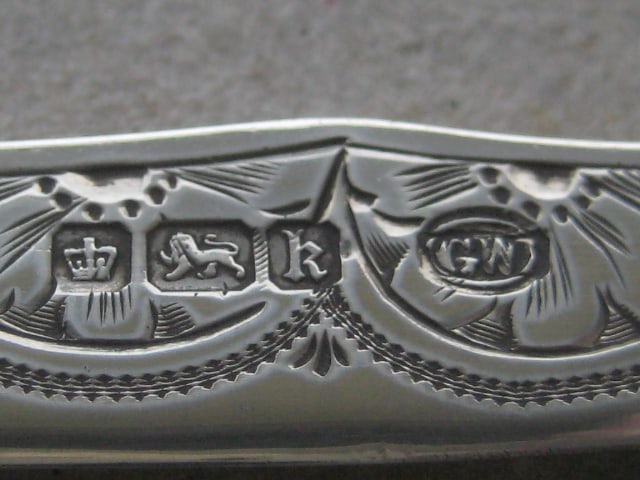 Edwardian Mother of Pearl Hafted Silver Bladed Folding Fruit Knife - 5