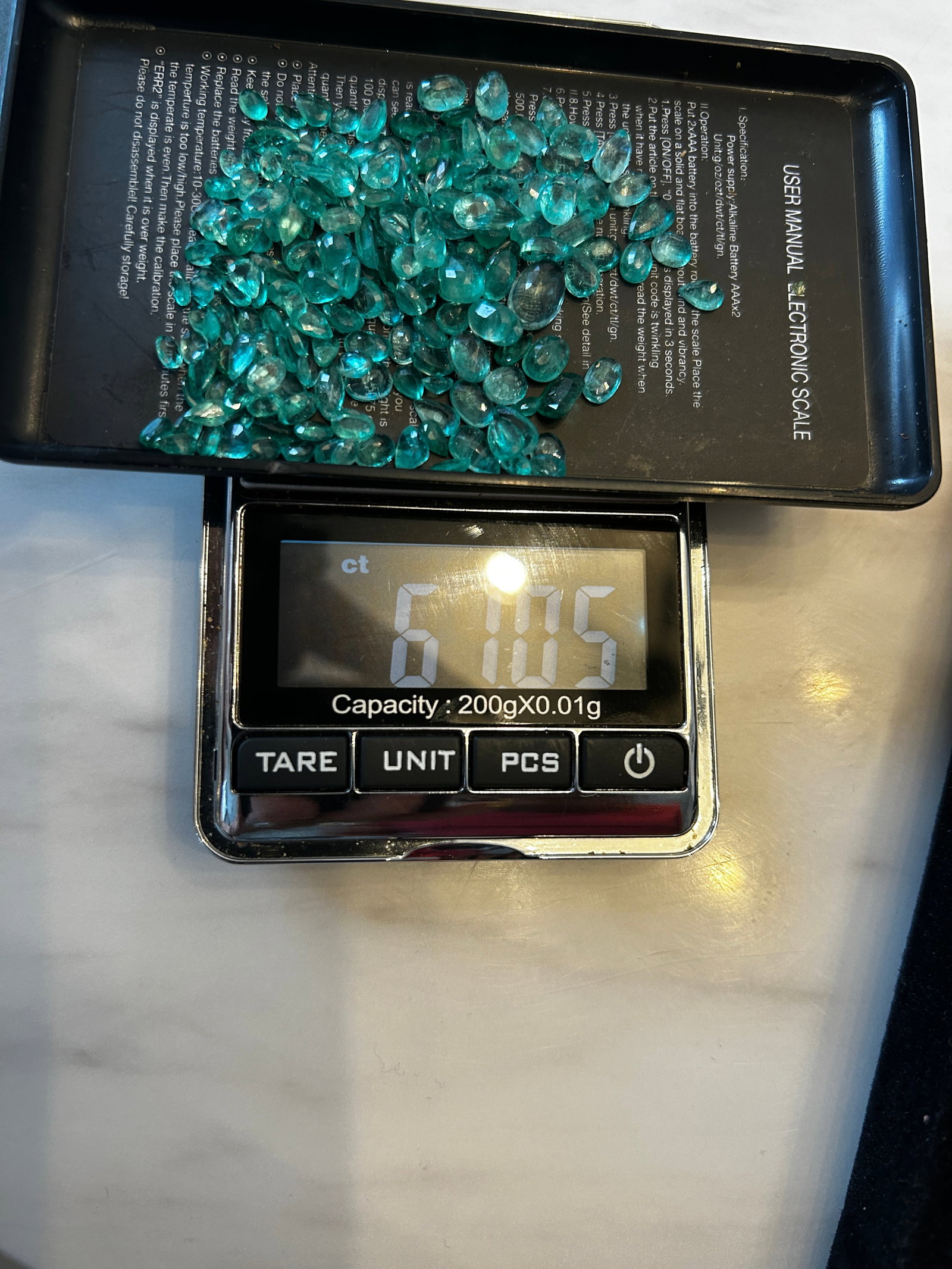 61.05ct Natural Emeralds - 6