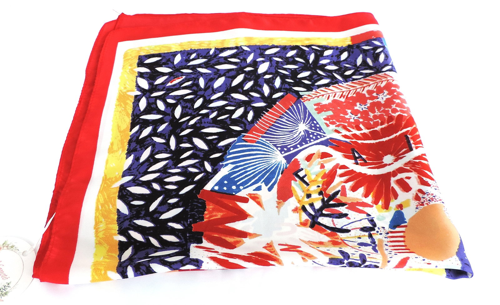 Moneté Paris 100% Silk Avant-Garde Style Print Scarf 'New' - 3