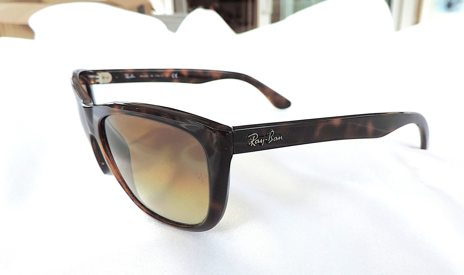 Ray-Ban Wayfarer Sunglasses 4154 710/51 2N Light Havana Frame - 2
