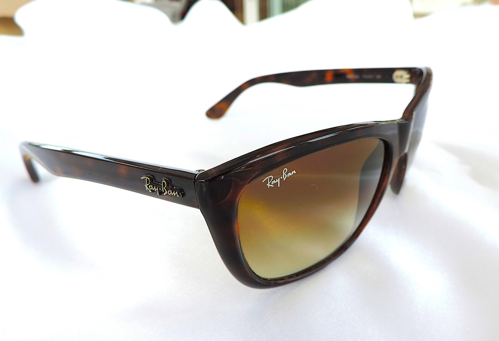 Ray-Ban Wayfarer Sunglasses 4154 710/51 2N Light Havana Frame - 4