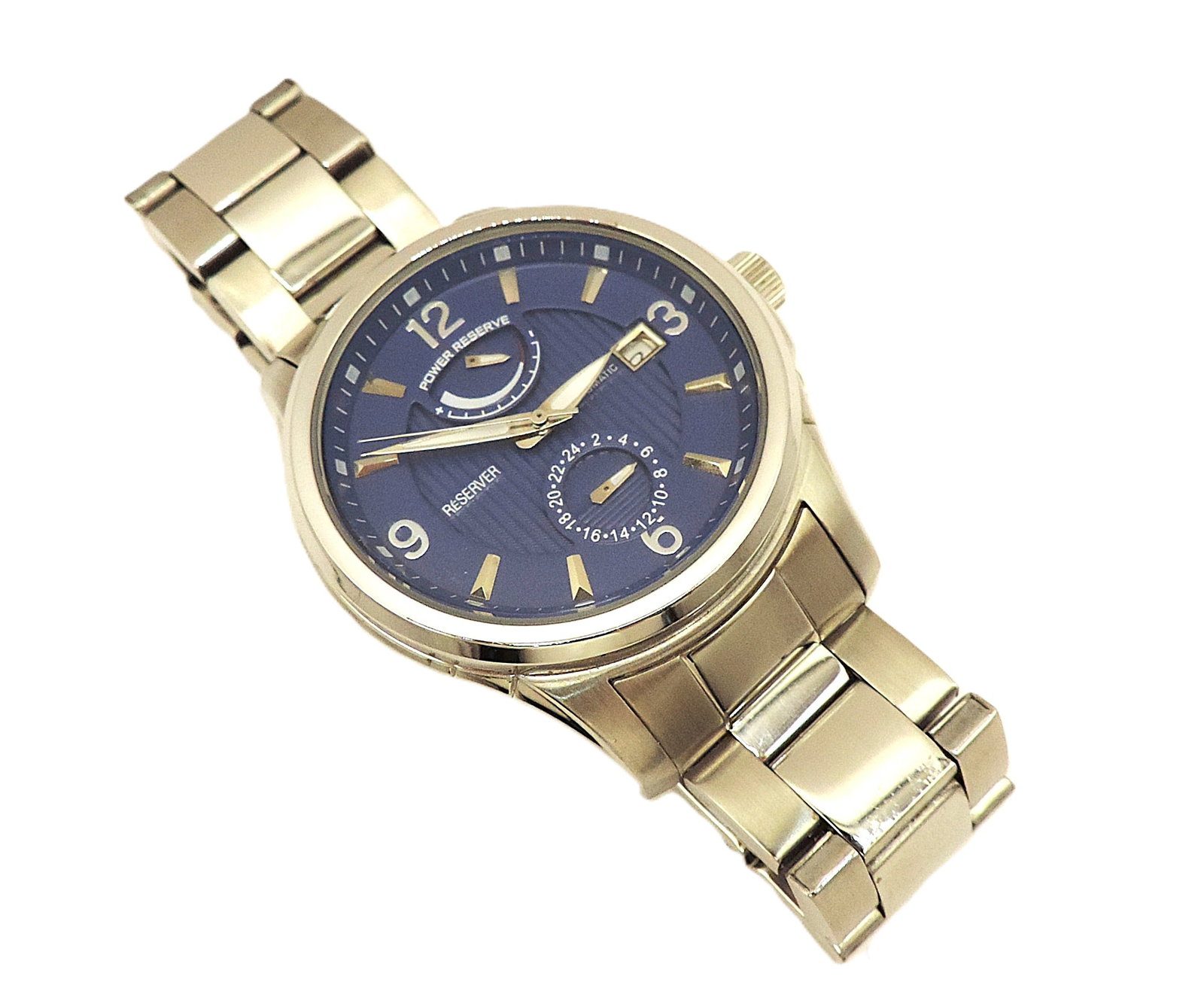 Power Reserve Automatic 40mm Stainless Steel Bracelet Watch - 4