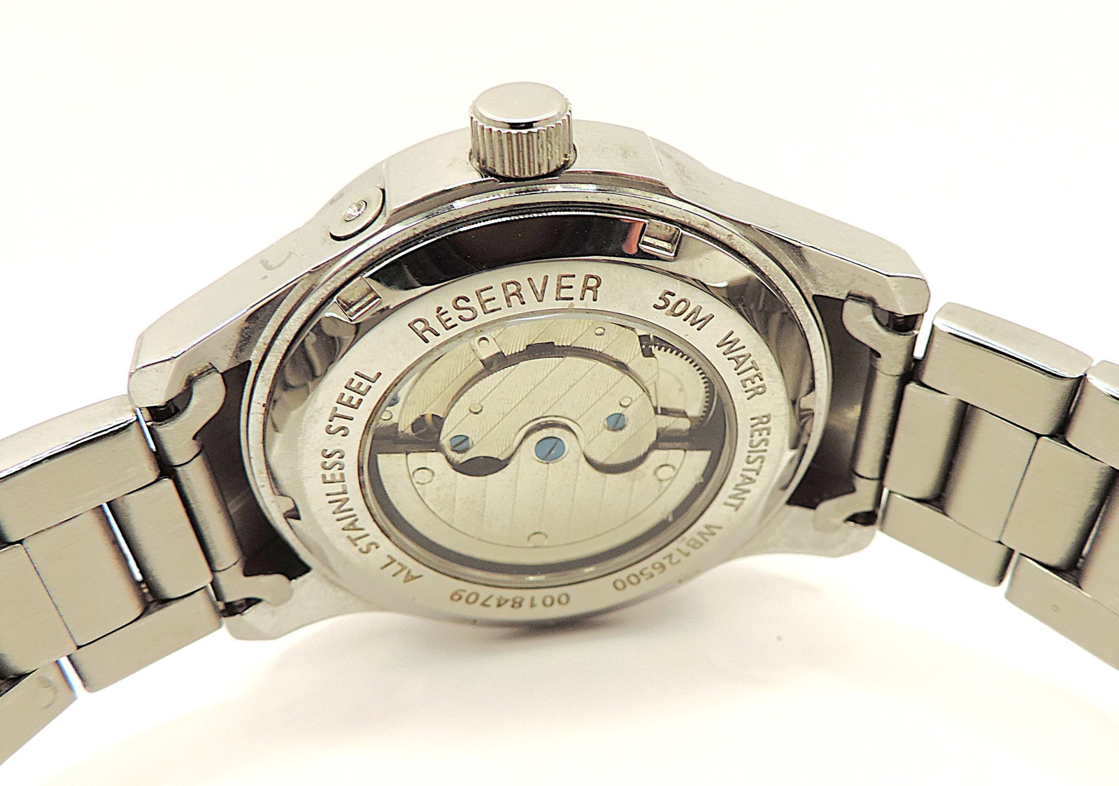 Power Reserve Automatic 40mm Stainless Steel Bracelet Watch - 8