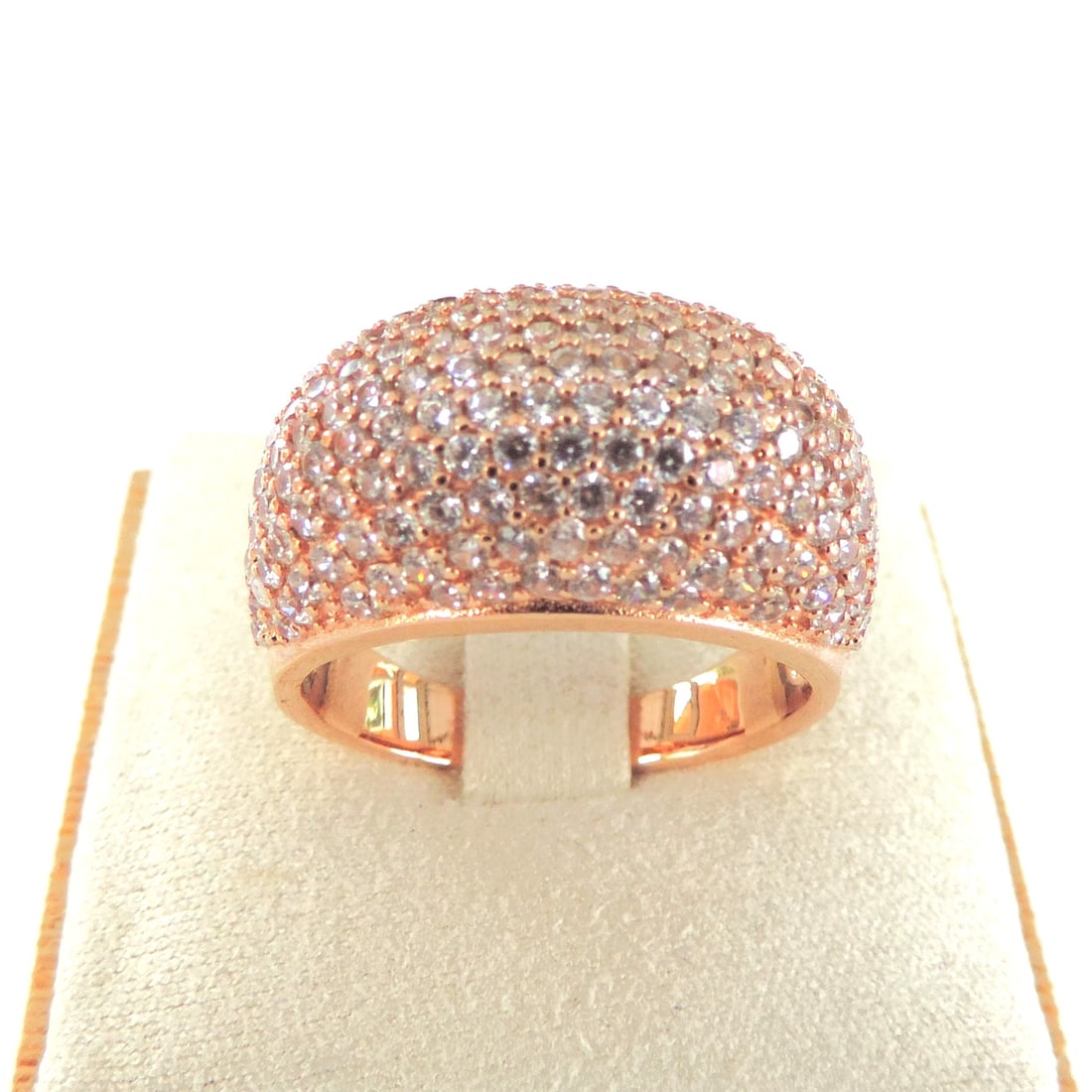 18k Gold 925 Silver Gemstone Ring 'New' - 4