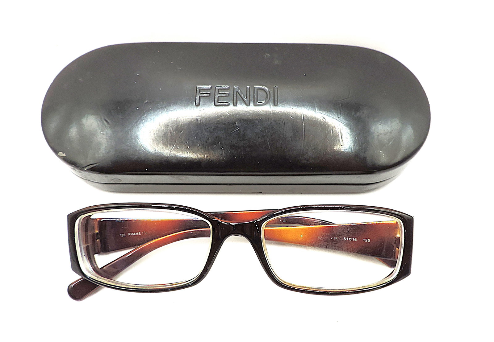 FENDI Glasses Frames Copper/ Gold 135 Italy - 10