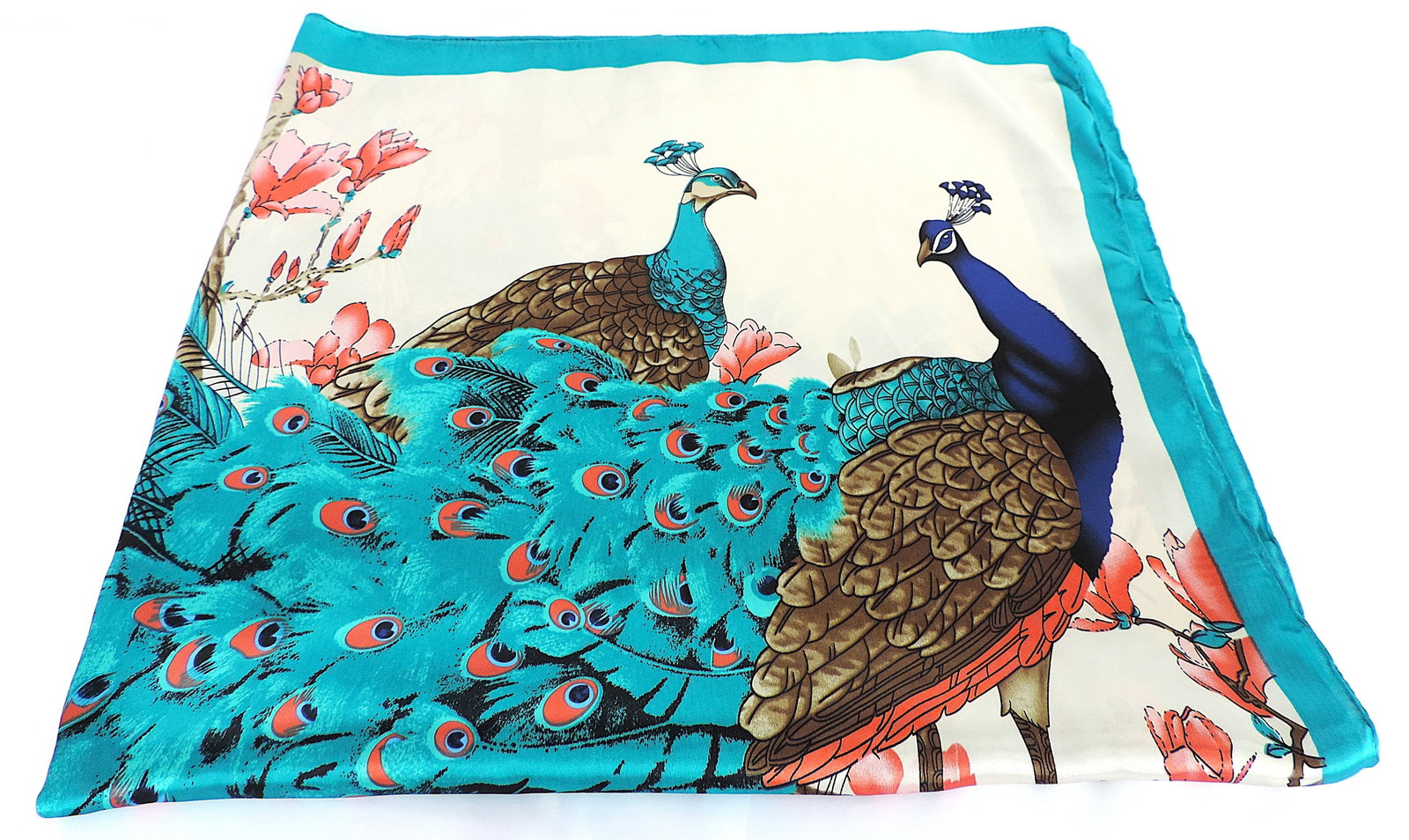 Moneté Paris 100% Silk Art Print Scarf 83x83cm Square 'New' - 4