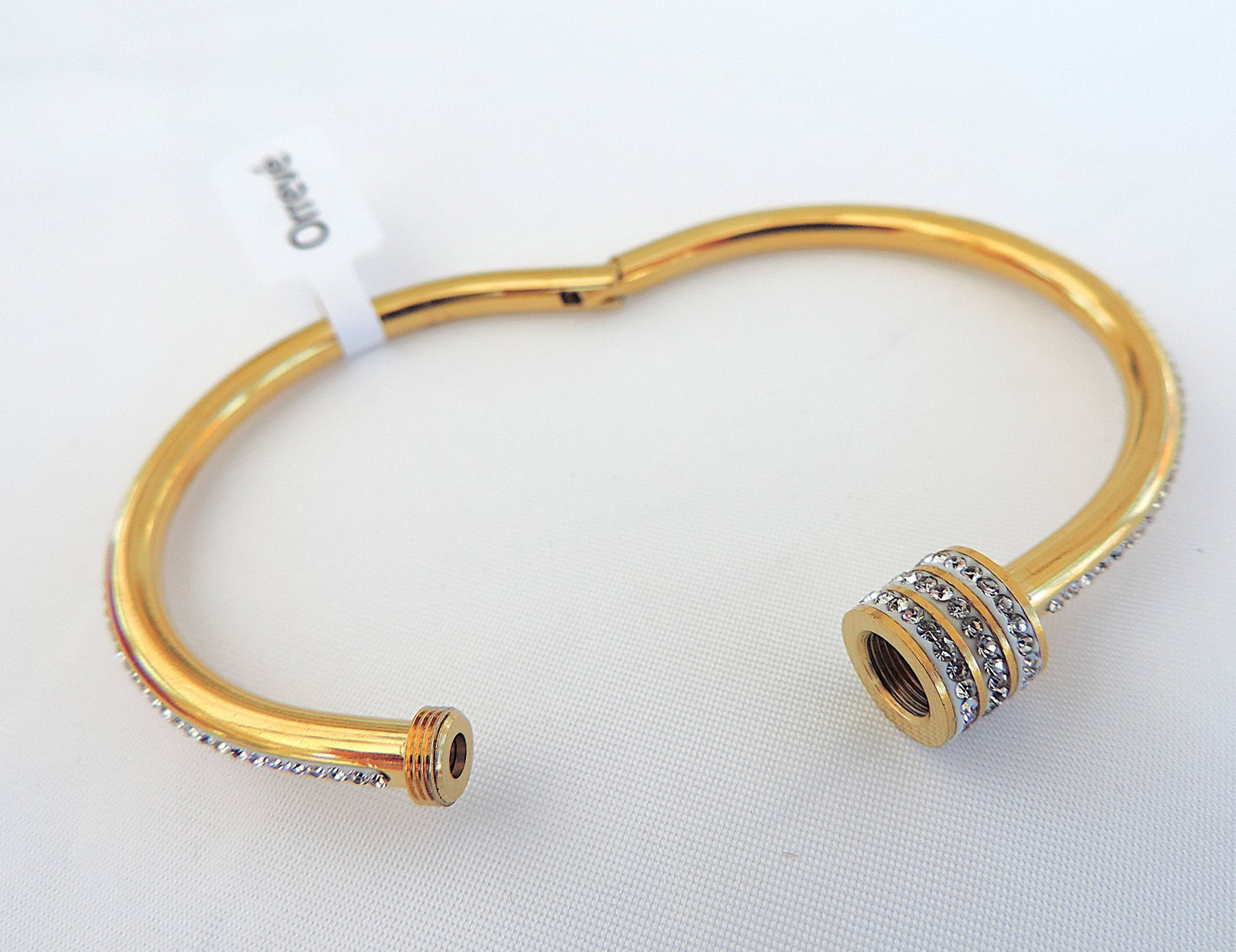 Orrevé 18k Gold Plated Zircon Gemstone Bracelet 'New' - 4