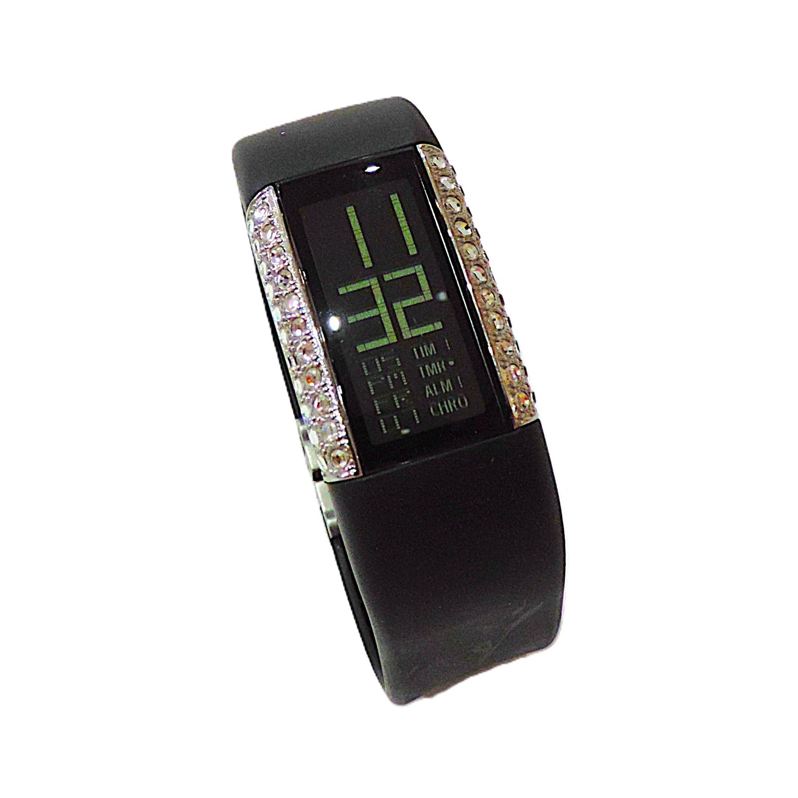 Ladies Philippe Starck Digital Watch With Crystals PH-1025 Working New Battery - 3