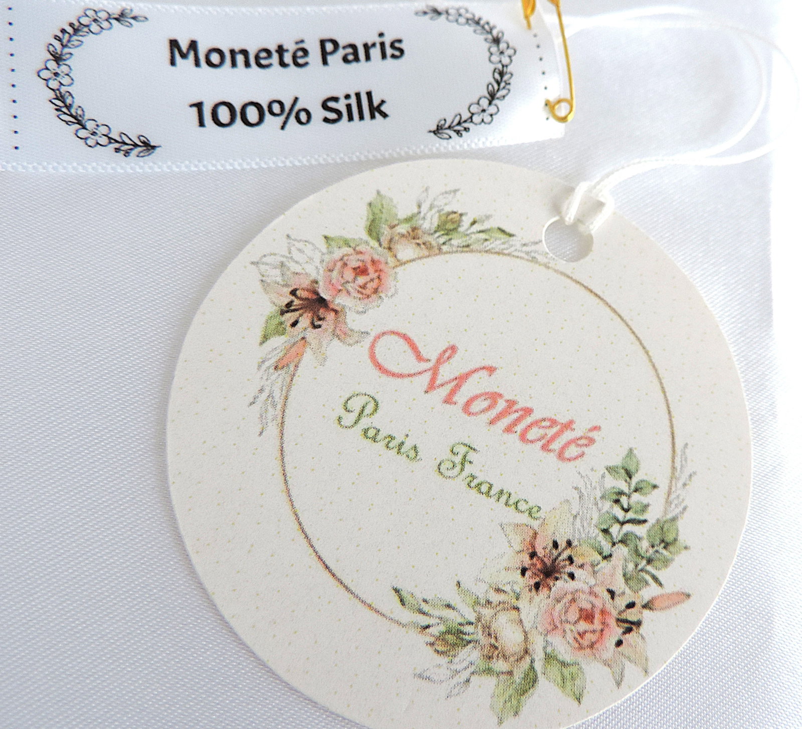 Moneté Paris 100% Silk Baroque Print Scarf 'New' - 5