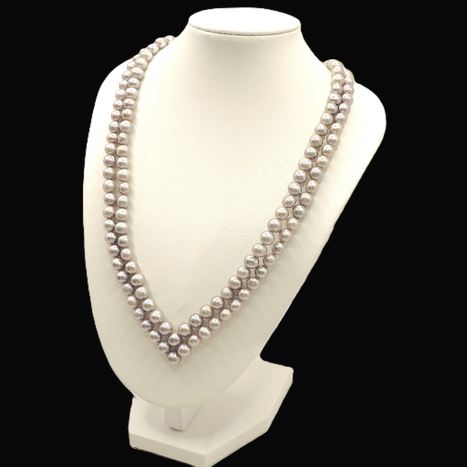 Freshwater Grey Cultured Pearl Necklace New With Gift Box RRP £235.00 - 3