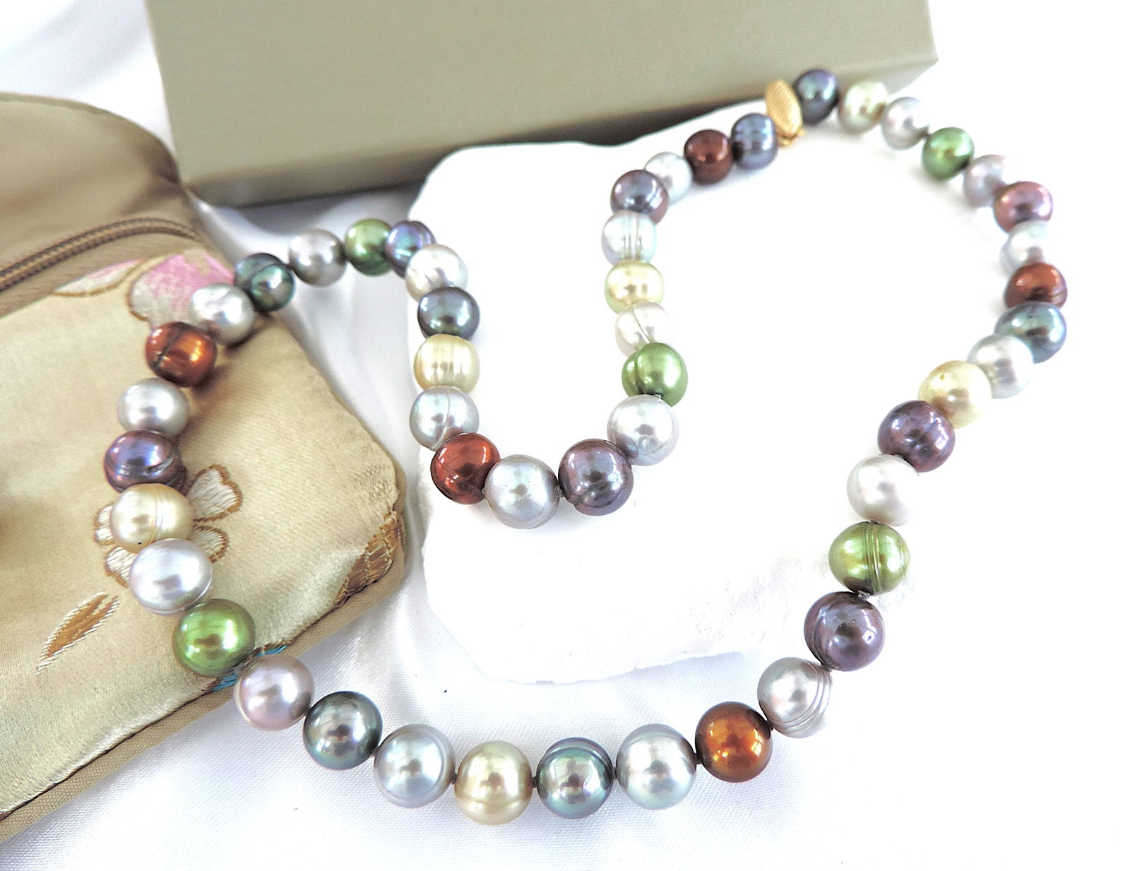 Honora 14k Gold Multi-Colour Freshwater Pearl Necklace New With Box - 4