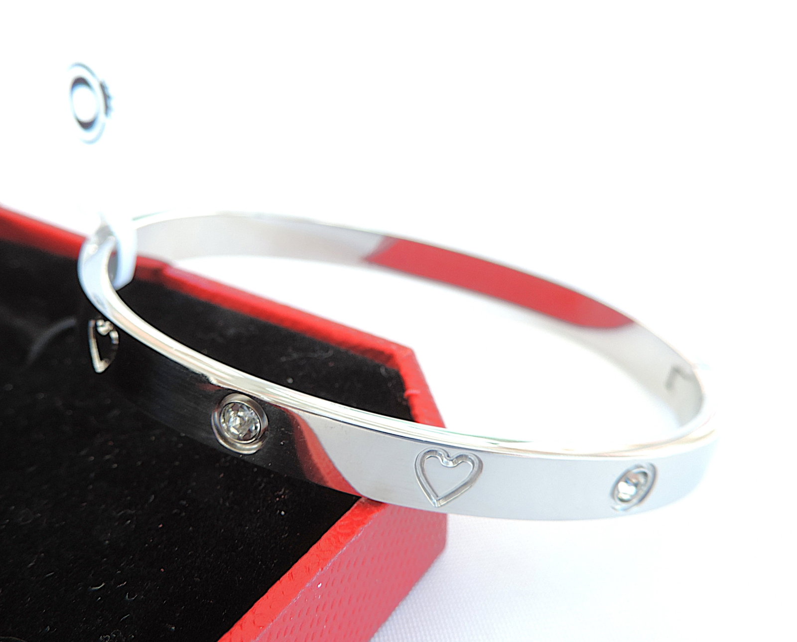 Orrevé White Zircon Love Bracelet 'New' - 4