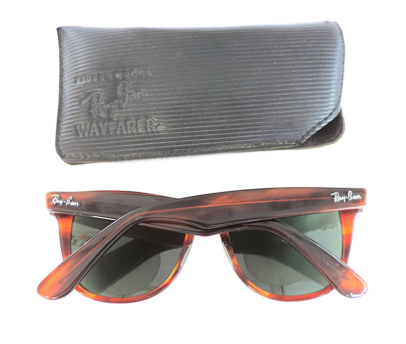 Vintage B&L Ray-Ban U.S.A. Wayfarer II Sunglasses With Case - 8