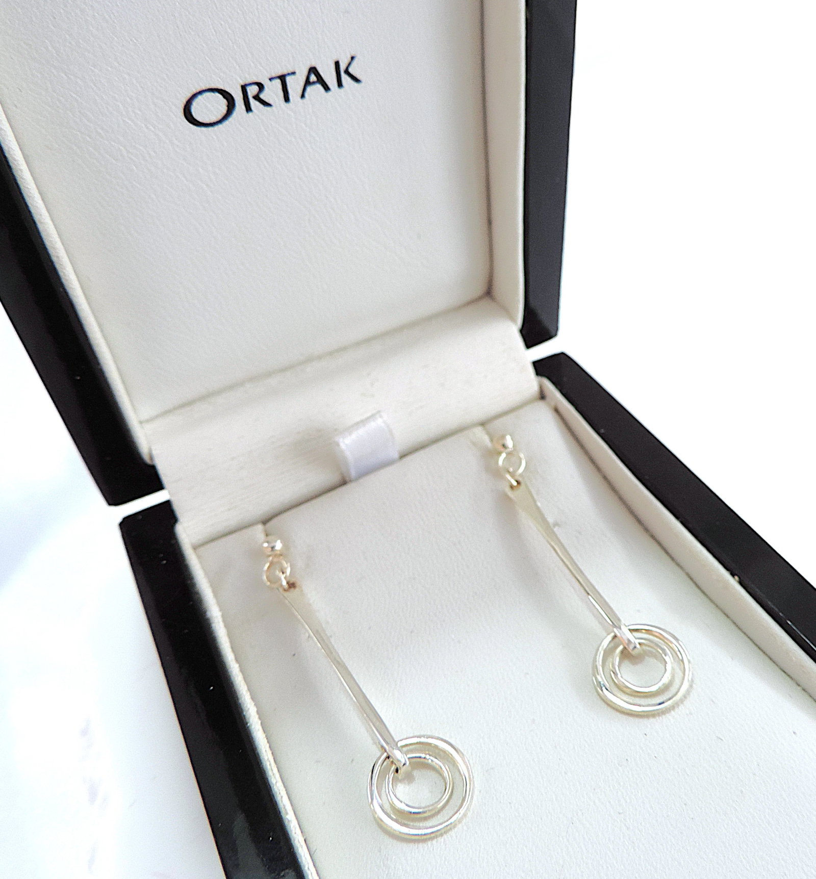 ORTAK Jewellery of Scotland Hand Crafted 925 Silver Drop Earrings - 5