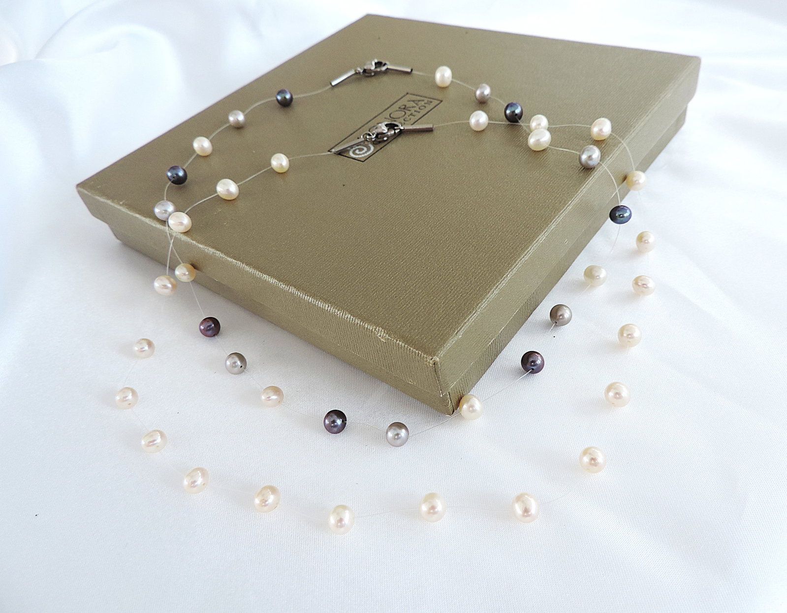Honora Collection 2 x Floating Freshwater Pearls Necklaces New Boxed - 3