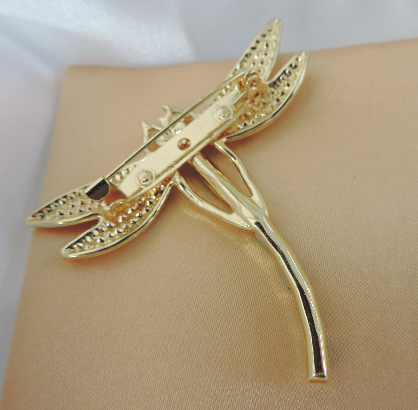 Crystal Dragonfly Brooch 6cmx6cm - 3