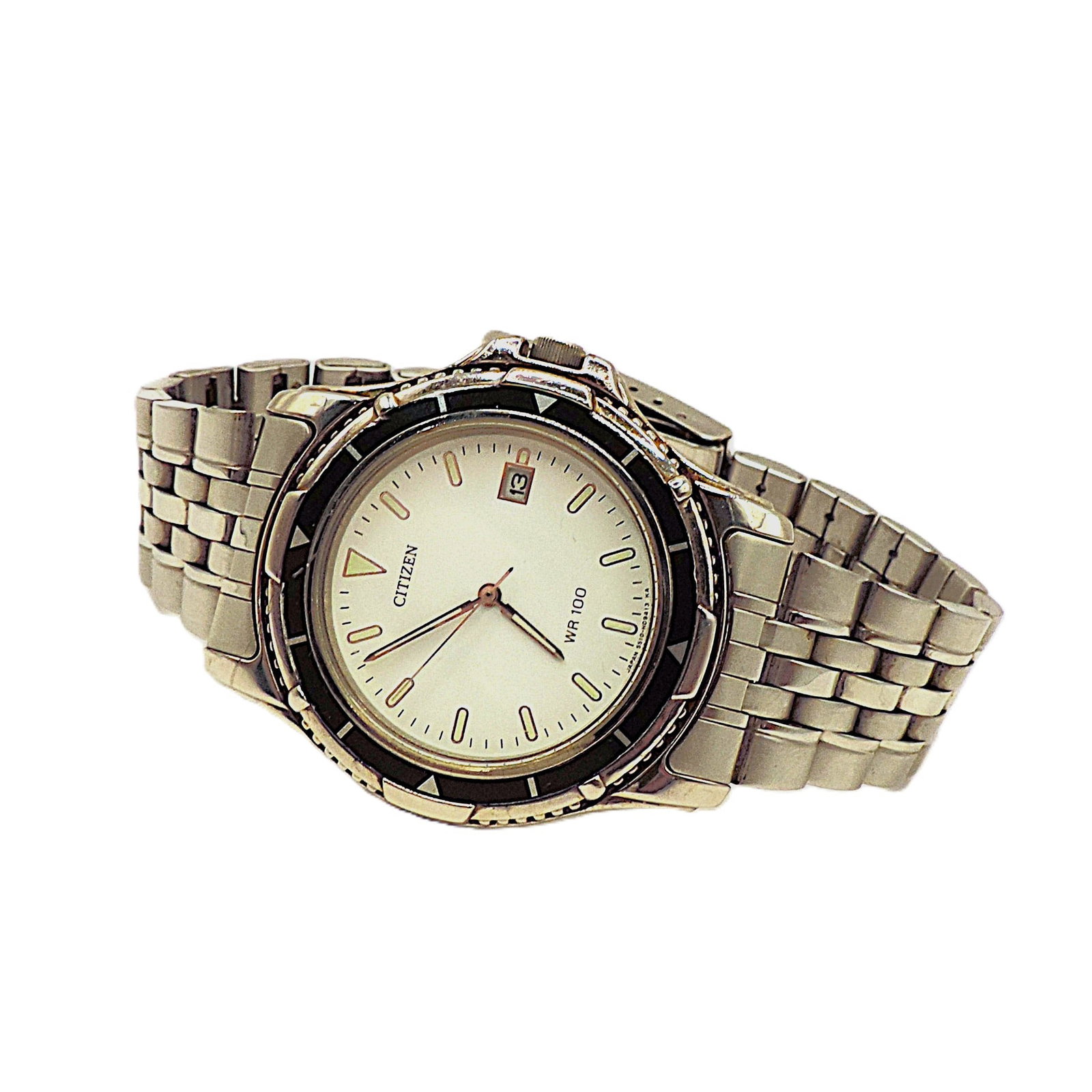 Vintage Citizen Quartz Watch 670116 Working New Battery Fitted - 2