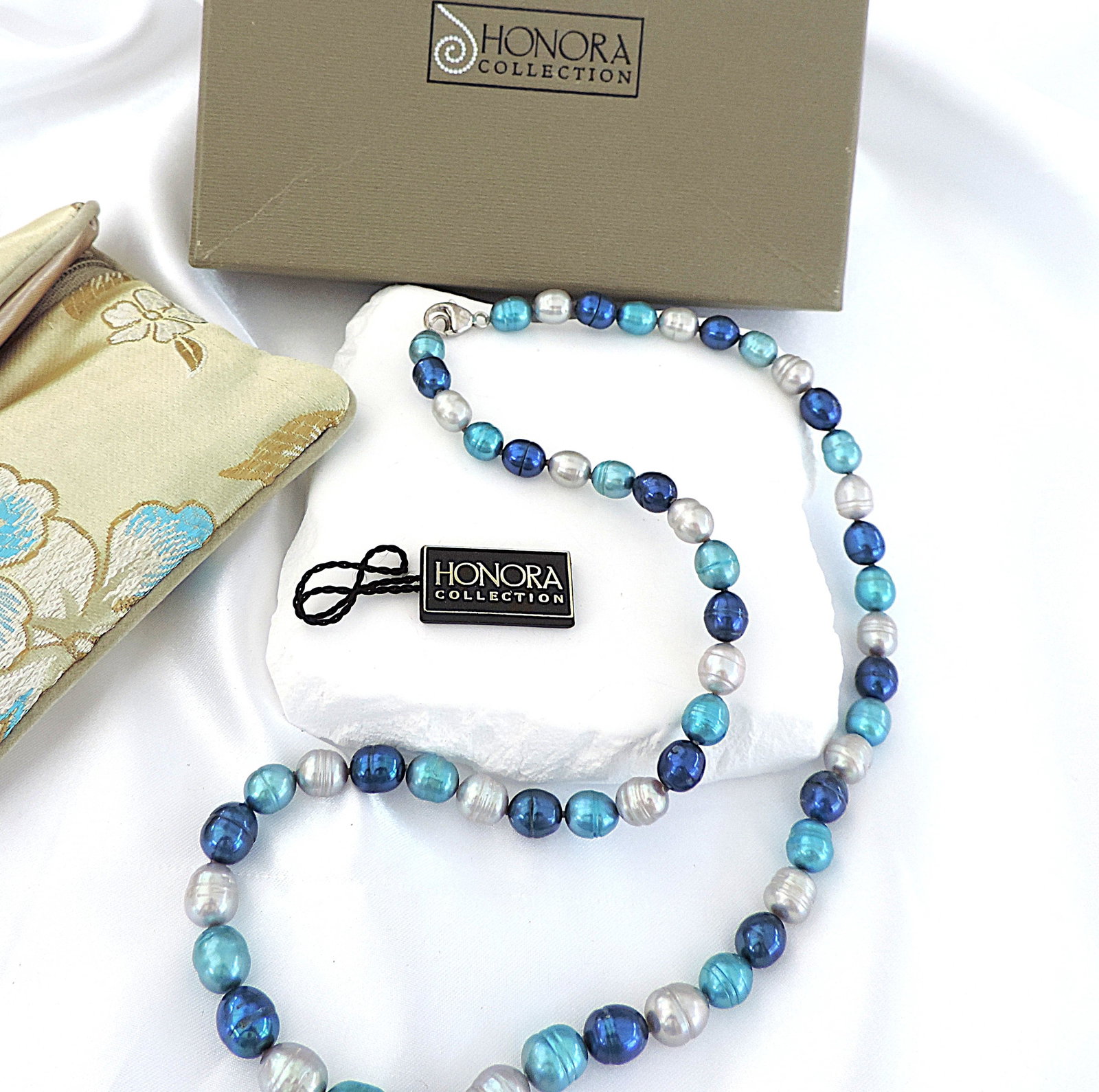 Honora Blue Moon Cultured Pearl Necklace New With Gift Box - 3