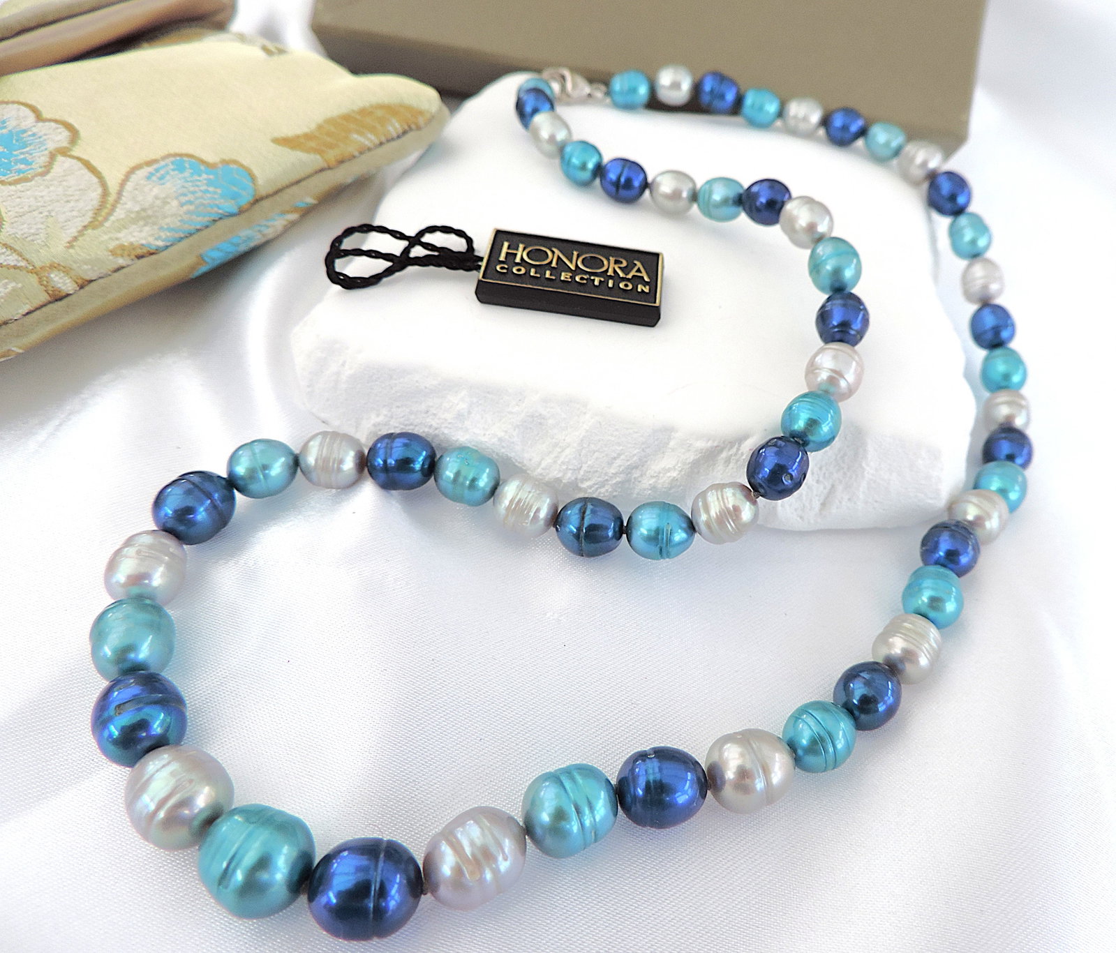 Honora Blue Moon Cultured Pearl Necklace New With Gift Box - 4