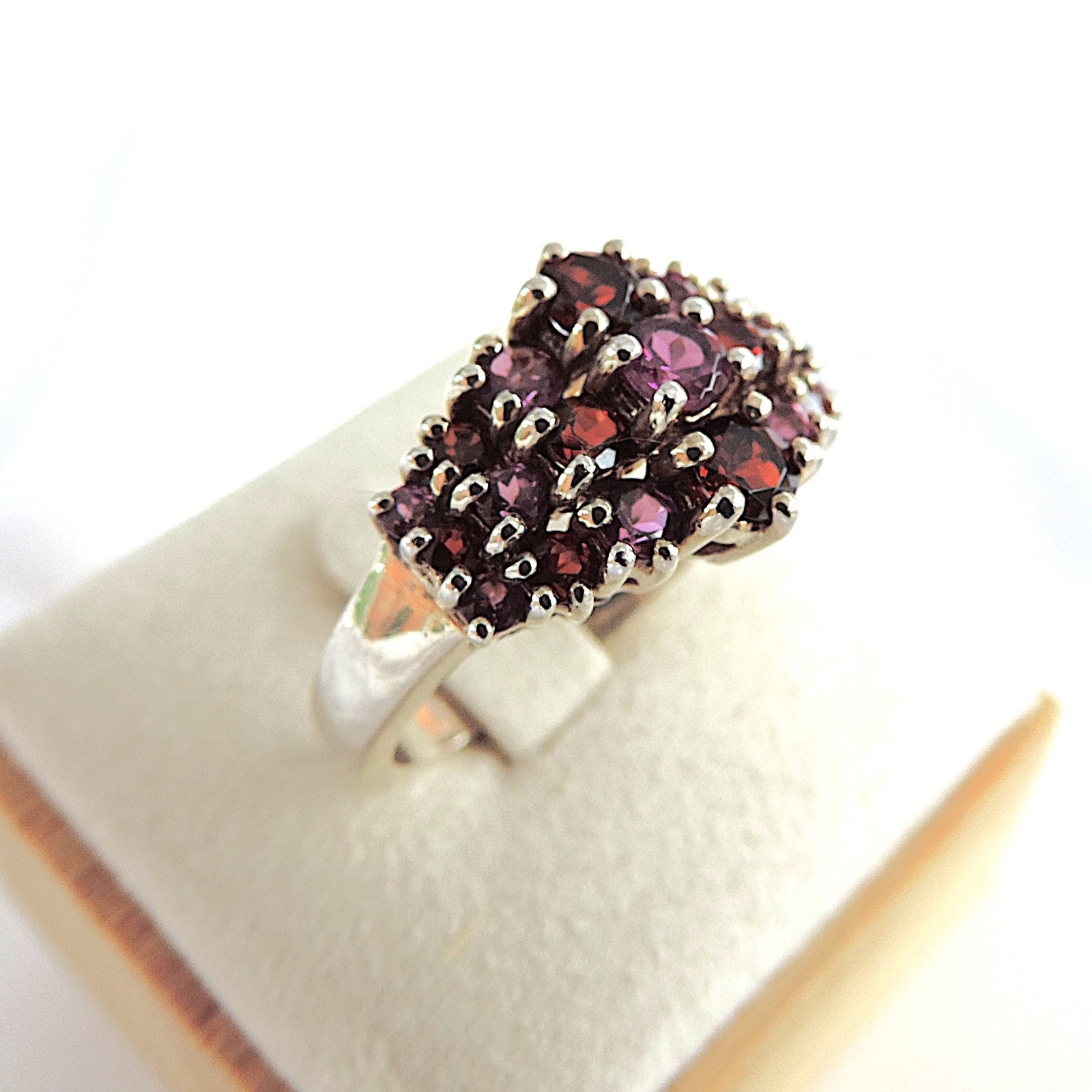925 Silver Pink & Purple Tourmaline Gemstone Ring 'New' - 3