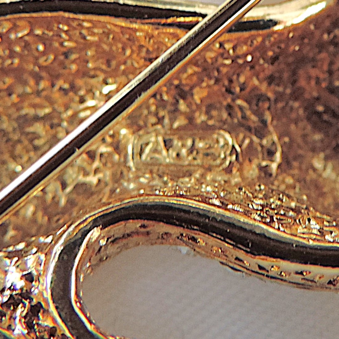 Vintage Attwood & Sawyer 22K Gold Plated Swarovski Crystal Leopard Brooch - 5