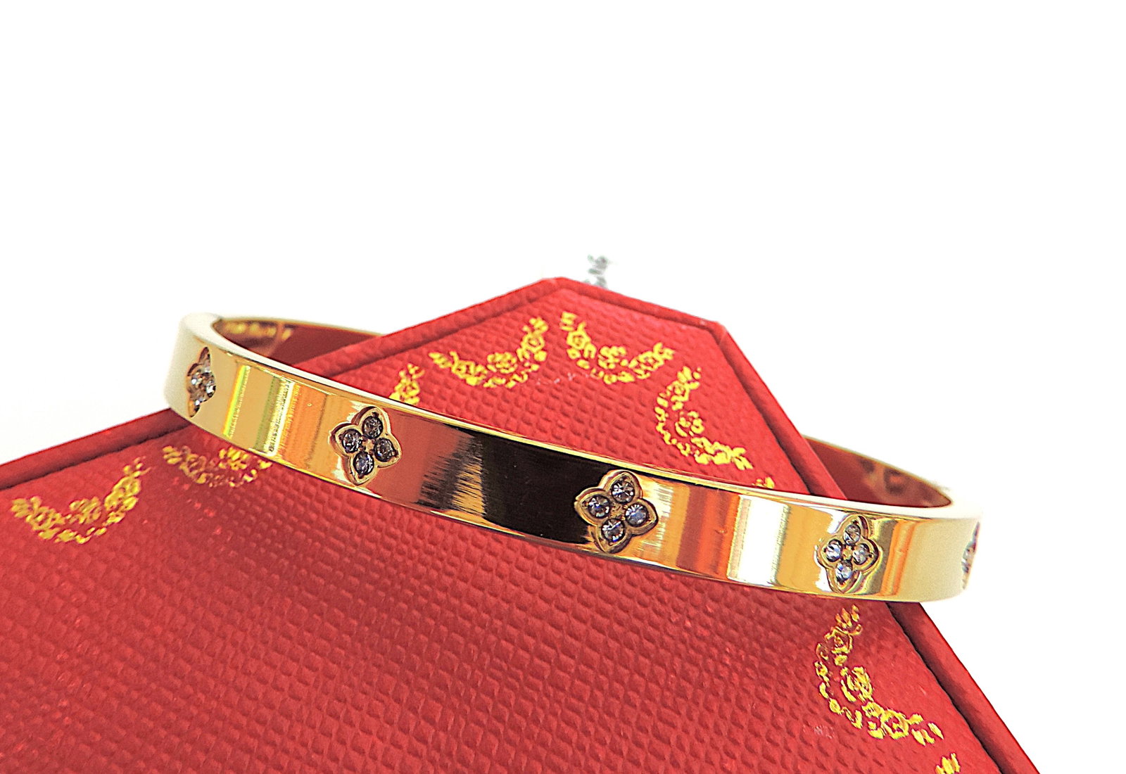 Orrevé 18k Gold Plated Zircon Bracelet 'New' - 2
