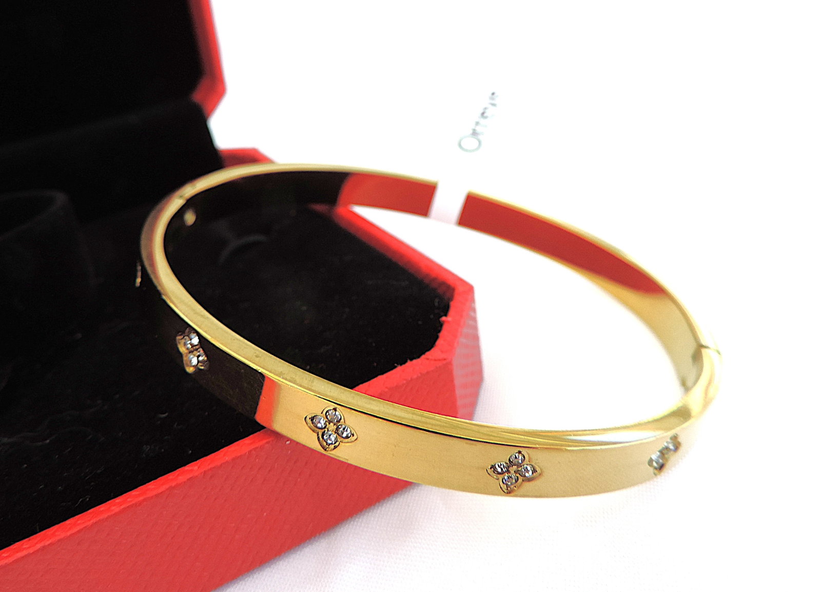Orrevé 18k Gold Plated Zircon Bracelet 'New' - 4