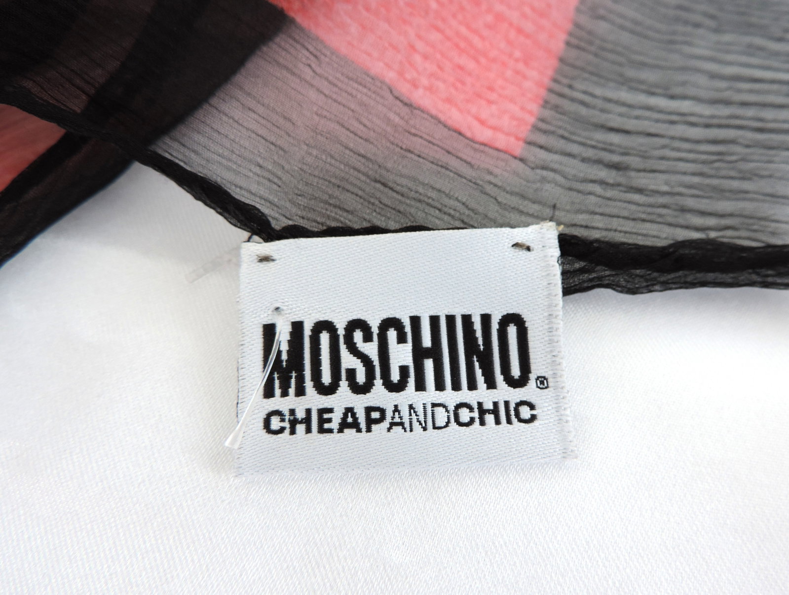 Moschino Silk Chiffon Scarf 172x60cm - 4
