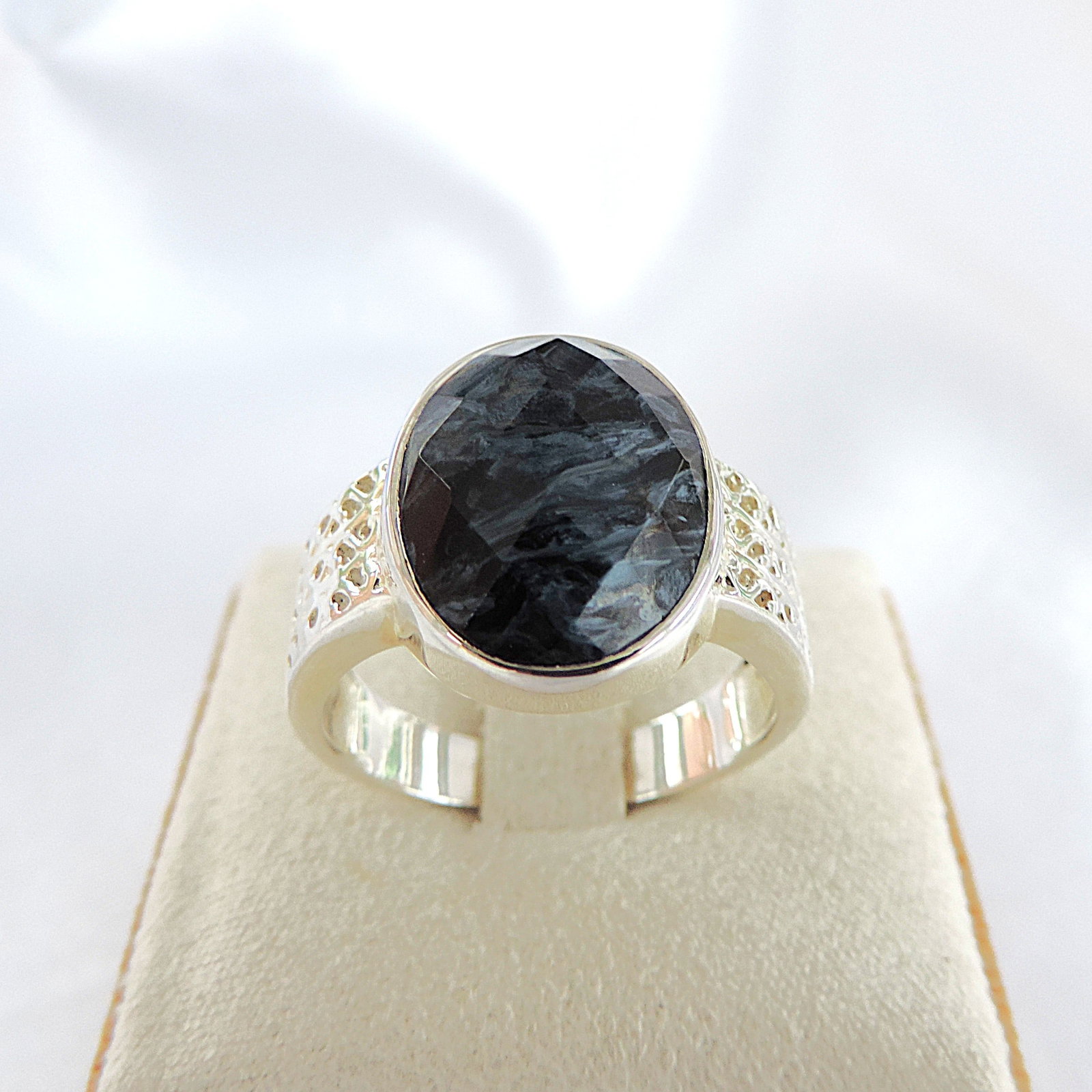 925 Silver Gemstone Ring 'New' - 4
