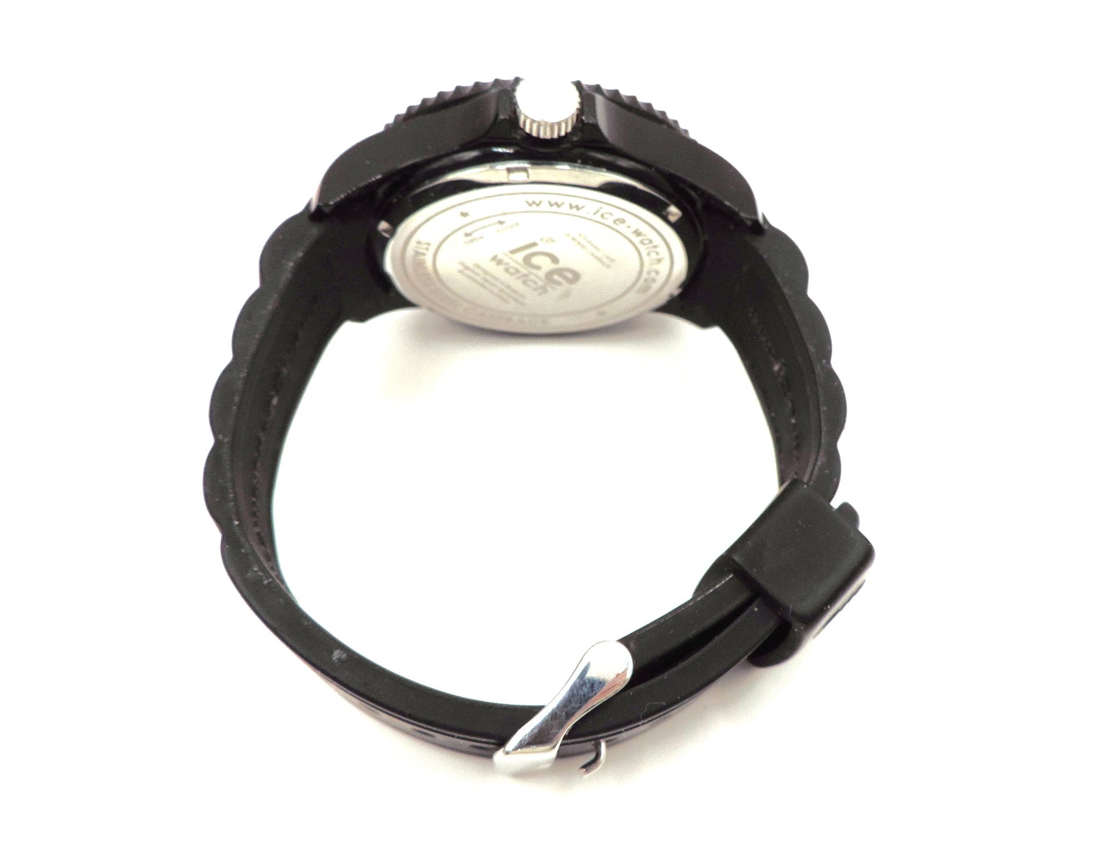 ICE Watch Men's Quartz Watch Black Silicone Strap - New Battery - 4