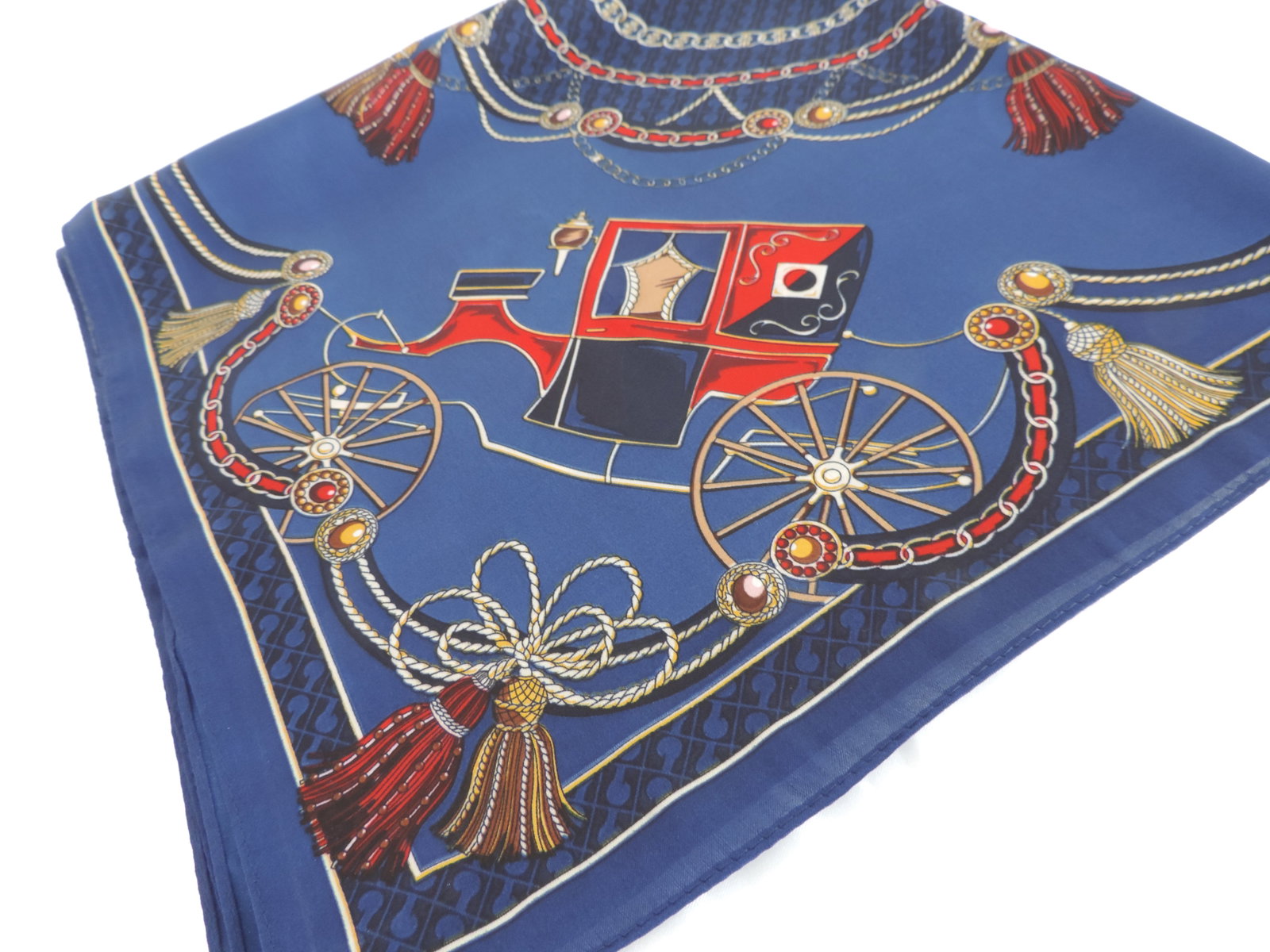 Moneté Paris 100% Silk Equestrian Style Print Scarf 'New' - 4