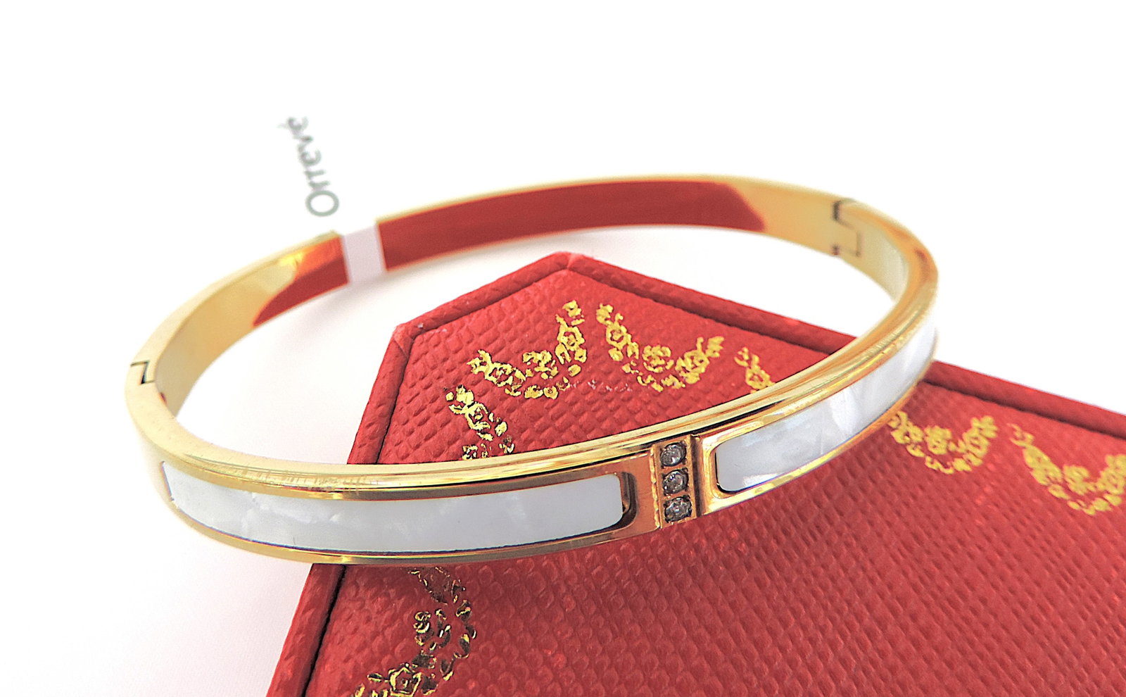 Orrevé 18k Gold Plated Zircon Bracelet 'New' - 2