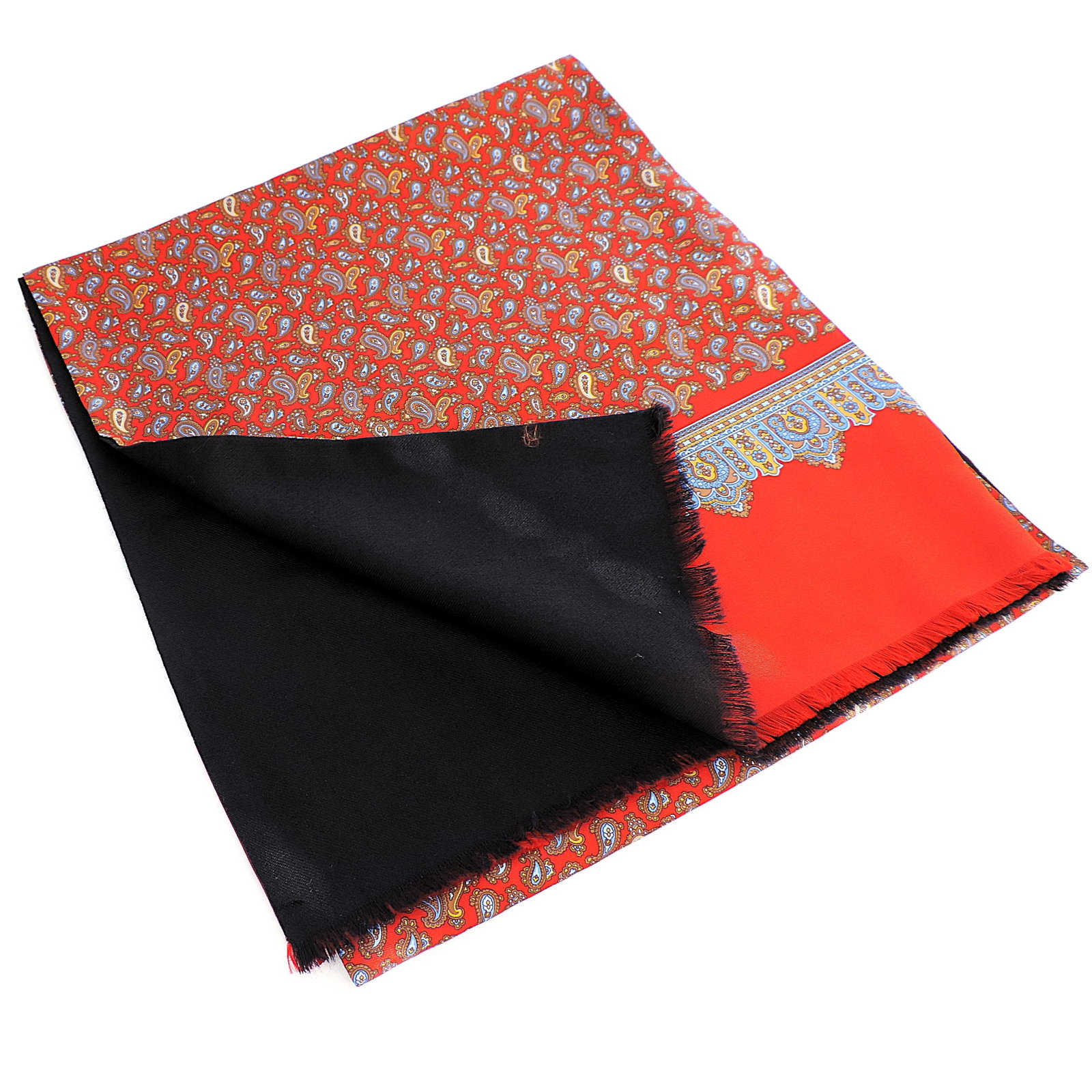 'New' Men's Designer Silk Scarf Made In Italy - 2