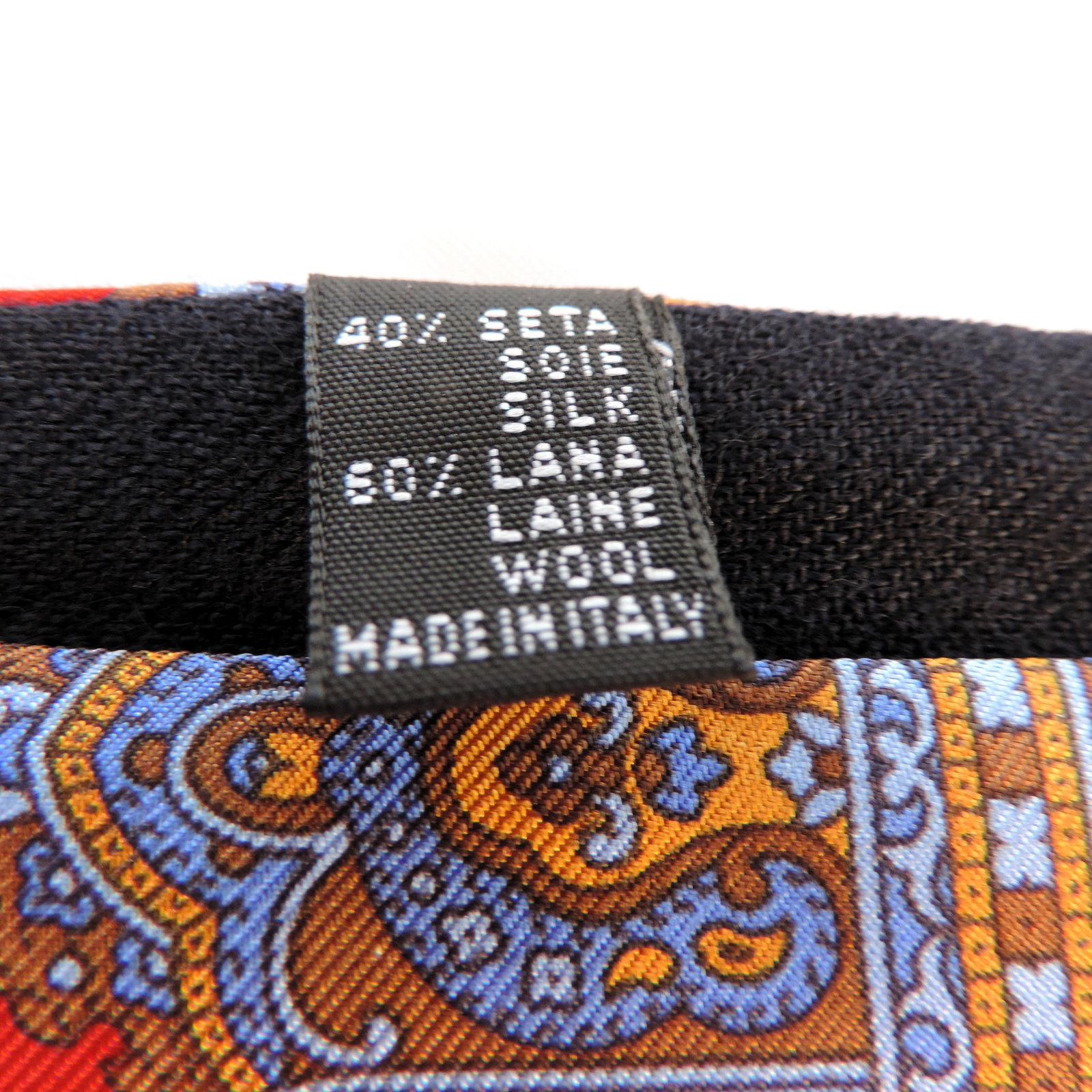 'New' Men's Designer Silk Scarf Made In Italy - 3