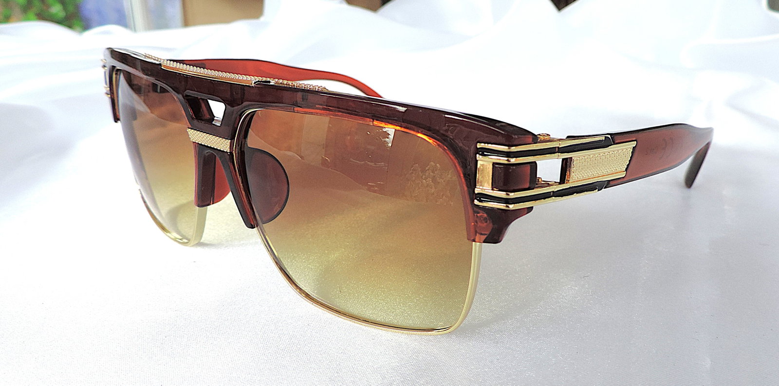 BERTANS Retro Large Oversize Sunglasses Unisex 'New' - 3