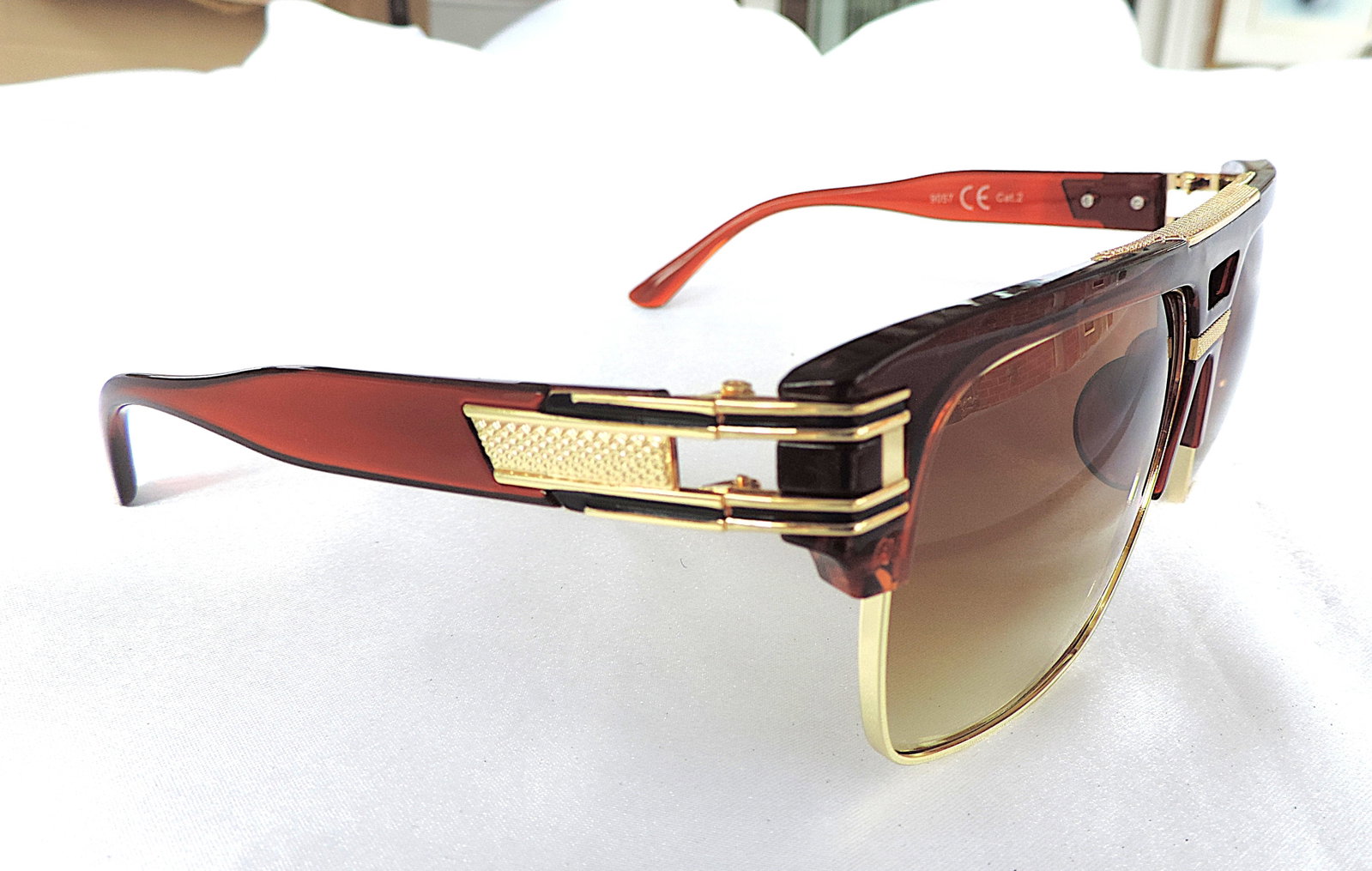 BERTANS Retro Large Oversize Sunglasses Unisex 'New' - 4
