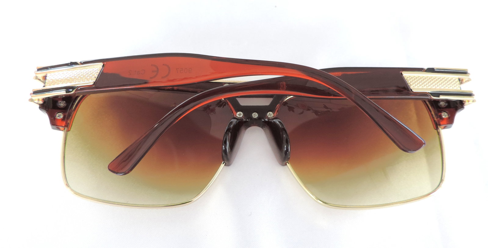 BERTANS Retro Large Oversize Sunglasses Unisex 'New' - 5