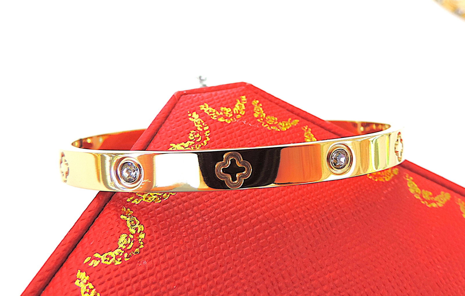 Orrevé 18k Gold Plated Zircon Gemstone Bracelet 'New' - 2