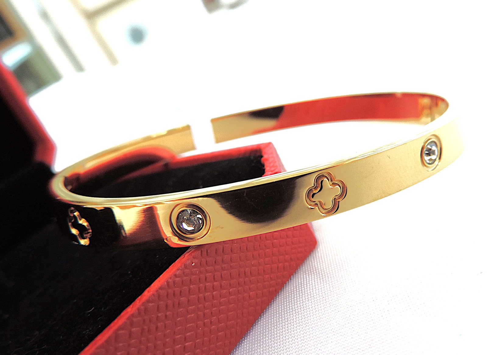 Orrevé 18k Gold Plated Zircon Gemstone Bracelet 'New' - 3