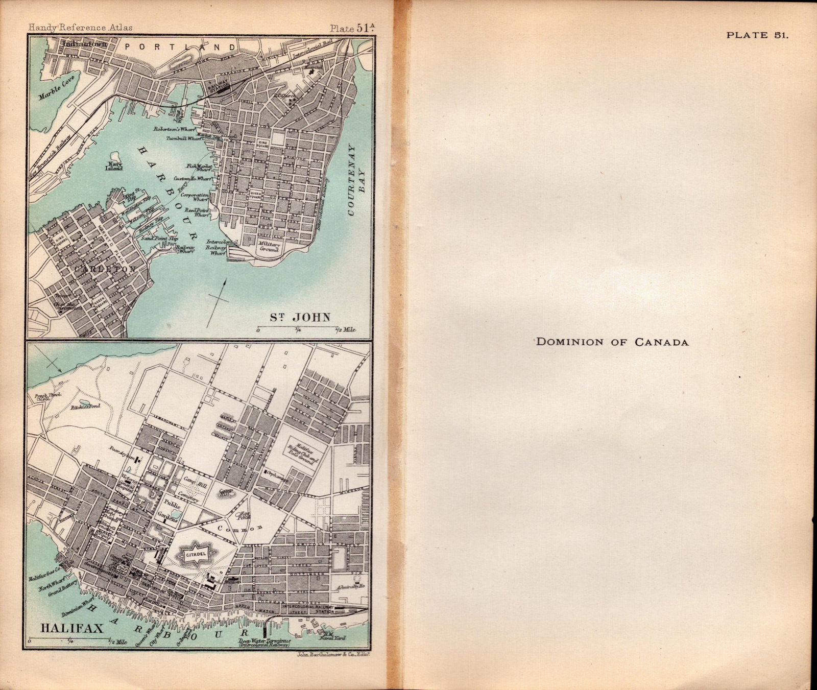 Dominion of Canada Area Double Sided Victorian Antique 1896 Map. - 2