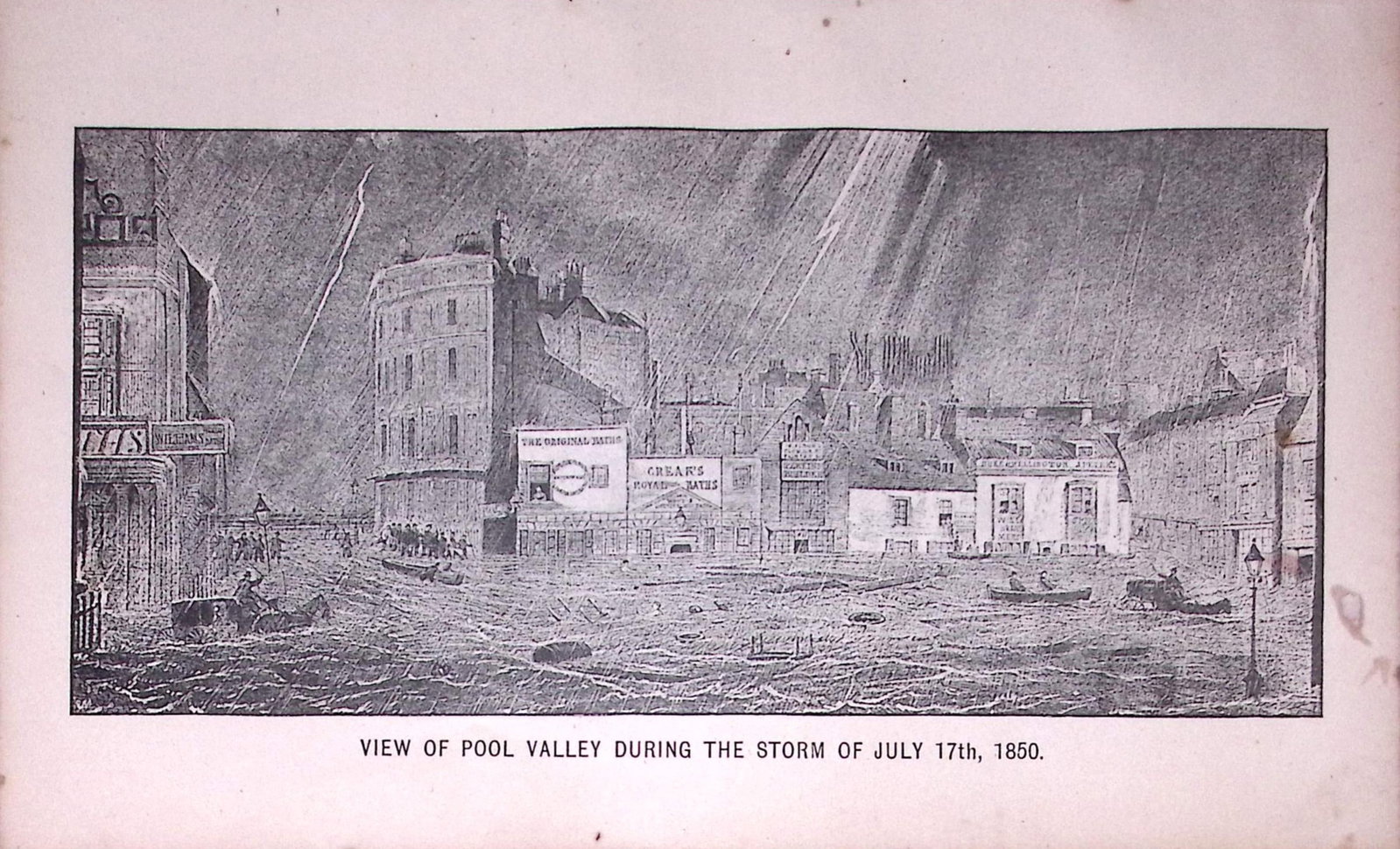 Brighton The Storm of July 17th 1850 Antique 134-Year-Old Print-12-TR: Title: Brighton The Storm of July 17th 1850 Antique 134-Year-Old Print-12-TR Description: Brighton The Storm of July 17th 1850 Antique 134-Year-Old Print-12-TR This Print Has Been Removed from