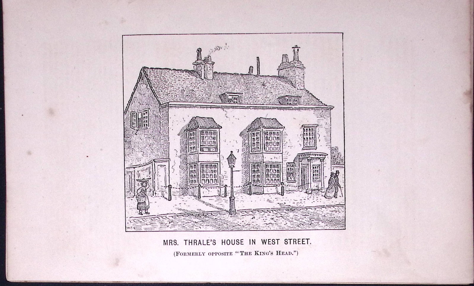 Brighton Mrs Thrale’s House In West Street Antique 134-Year-Old Print-2-TR: Title: Brighton Mrs Thrale’s House In West Street Antique 134-Year-Old Print-2-TR Description: This Print Has Been Removed from an Antique Edition of. Peep in The Past Brighton in The Olden