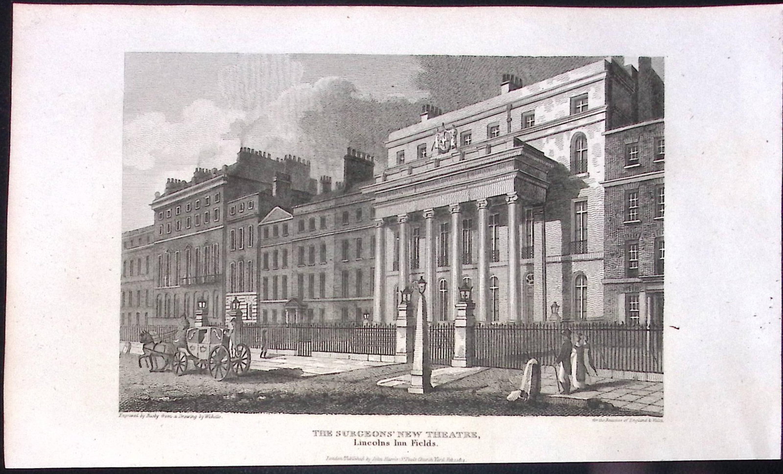 Surgeons New Theatre London Antique 200 Years-Old Steel-Engraving-229 (1 of 2)