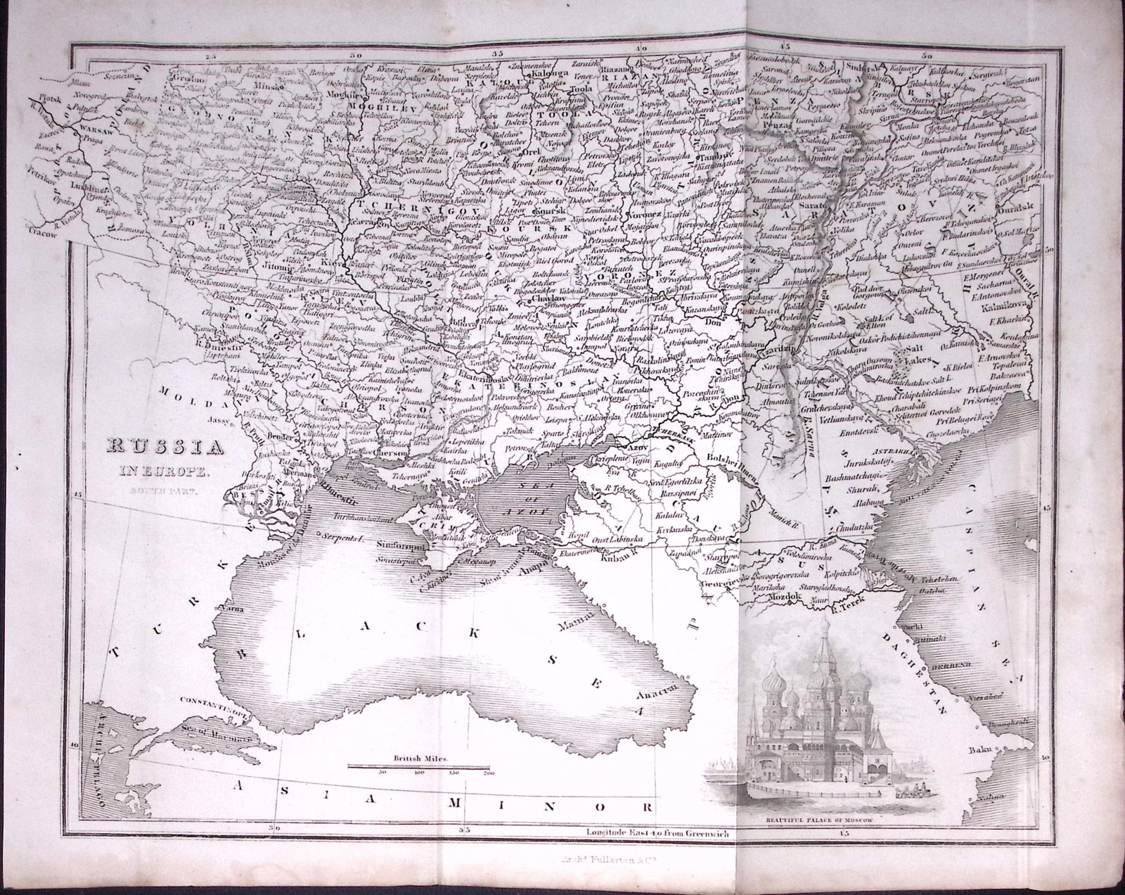 Russia in Europe Detailed Antique 179-Year-Old Engraved Map-6-TR: Title: Russia in Europe Detailed Antique 179-Year-Old Engraved Map-6-TR Description: This Antique Map was Removed from an Edition of. System of Geography By James Bell and Was Published By A