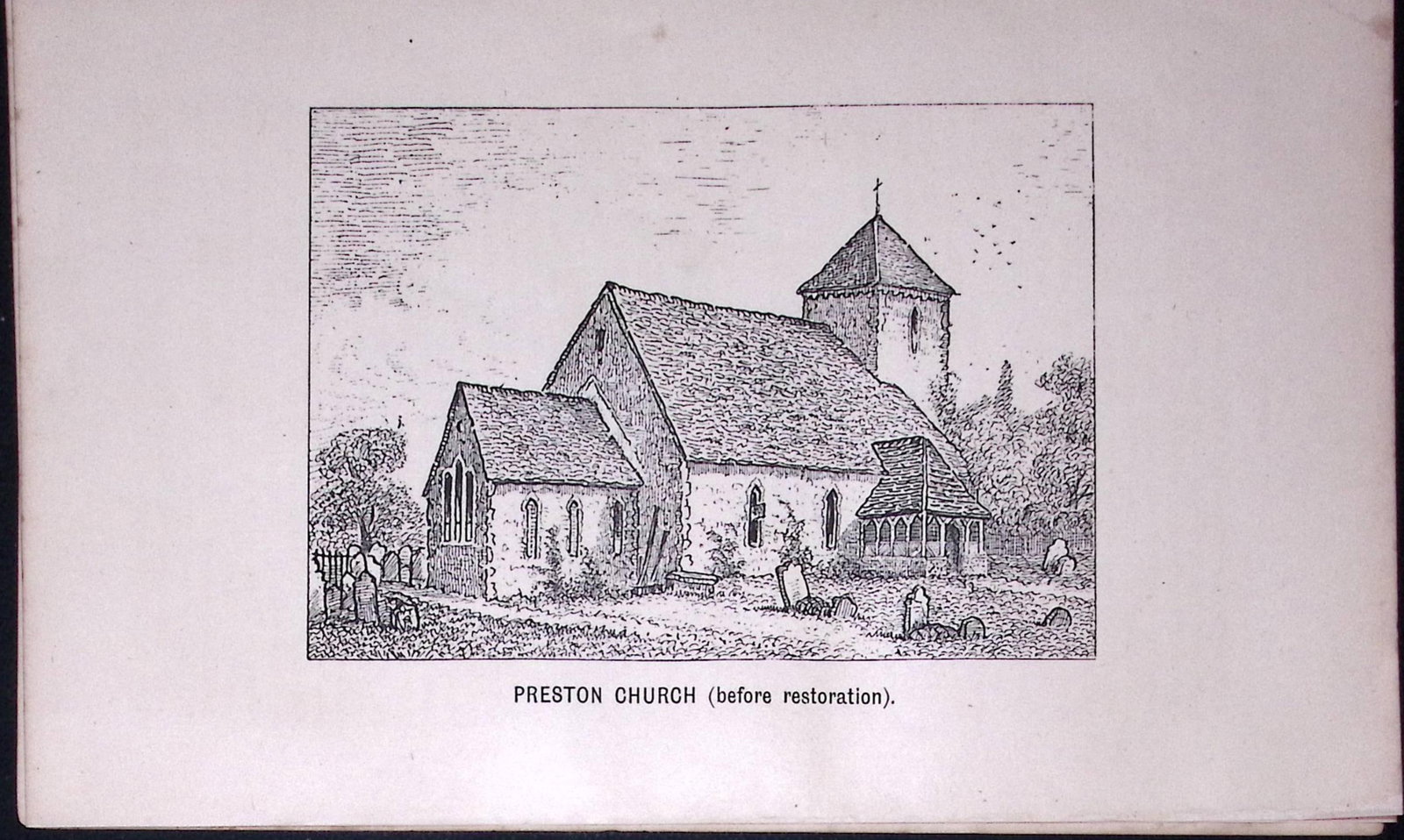 Brighton Preston Church Antique 134-Year-Old Print-3-TR (1 of 2)