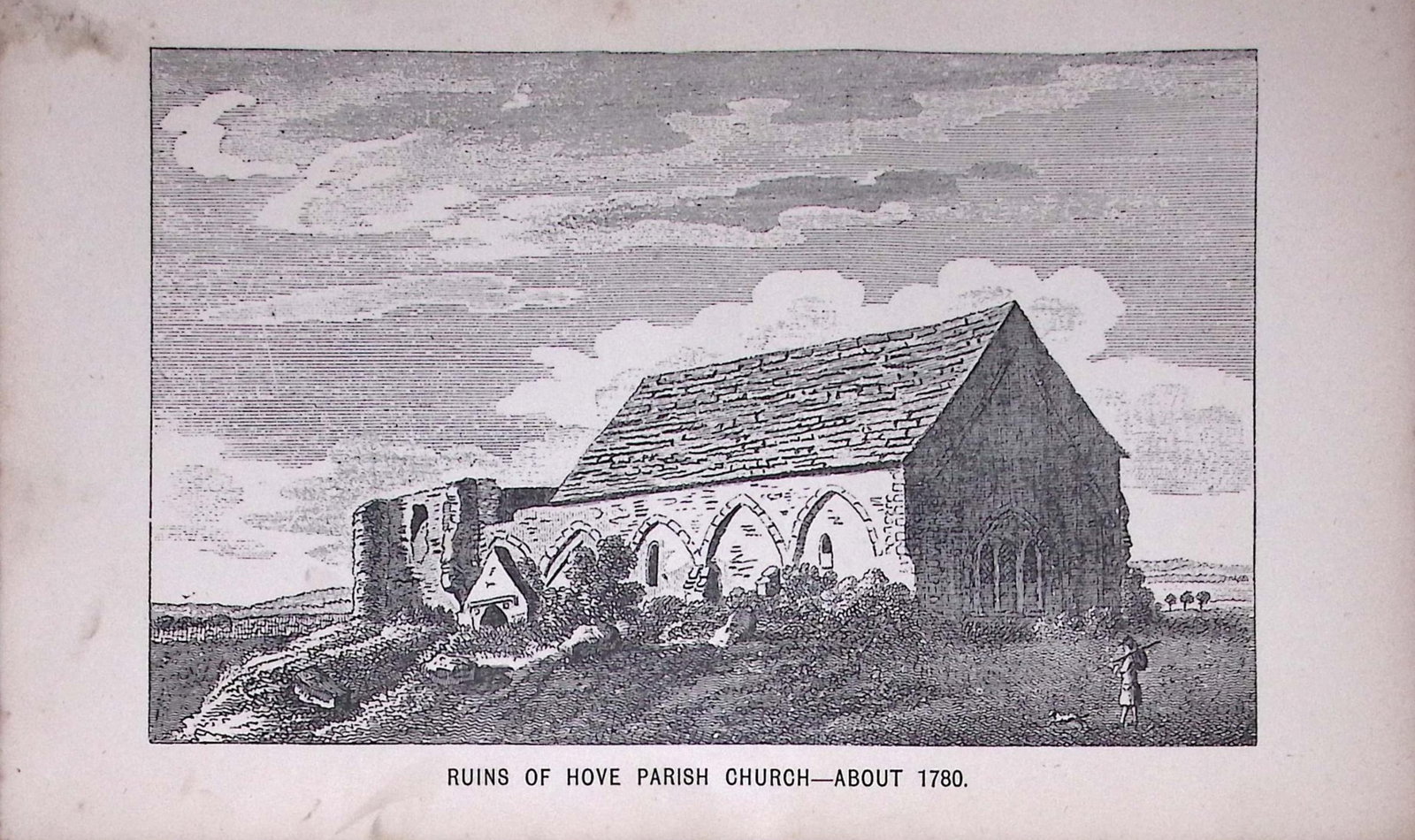 Brighton Russell House (1786) Antique 134-Year-Old Print-9-TR (1 of 2)